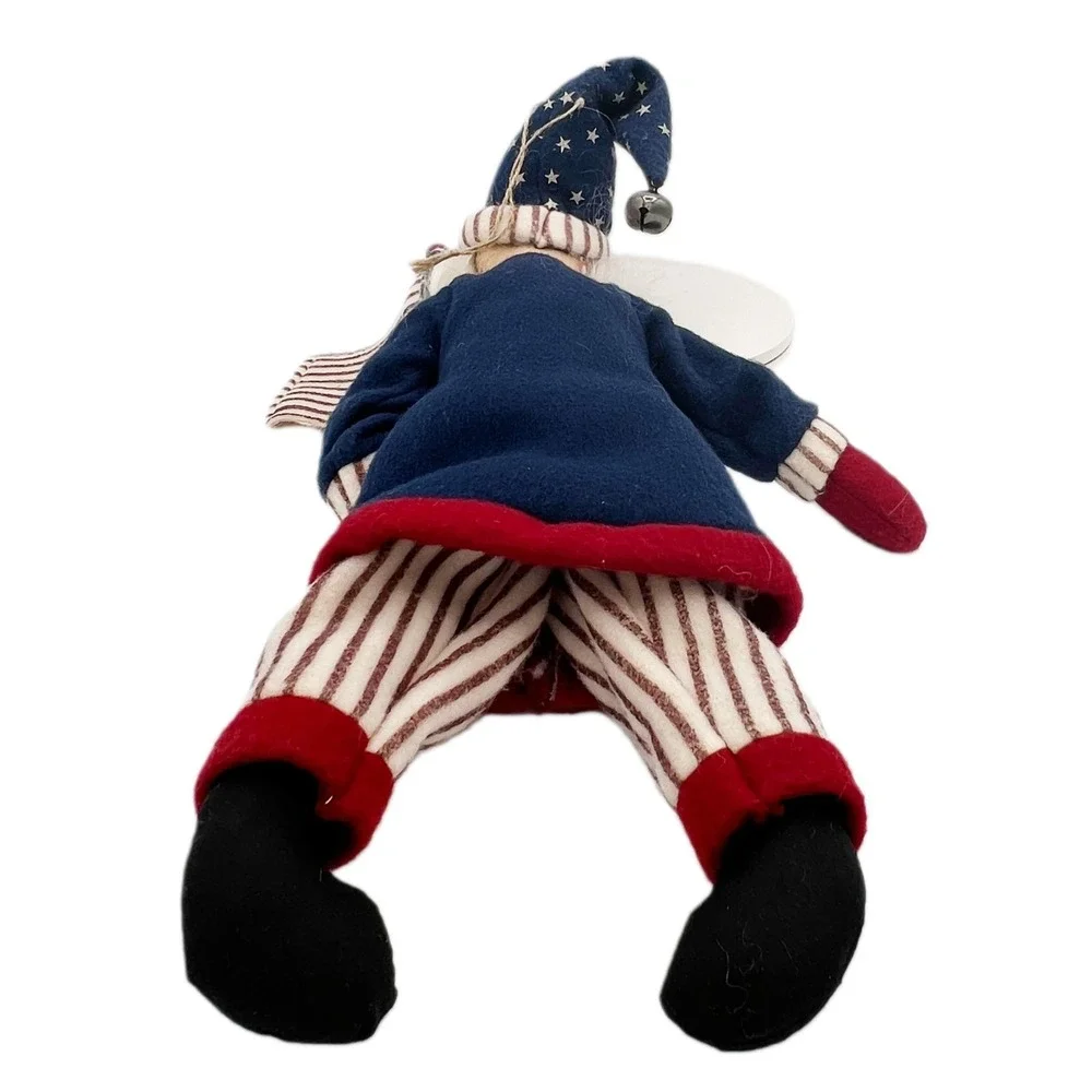 Primitive Americana Patriotic Santa Doll 16